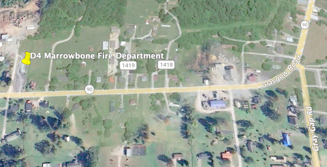 D-4 Polling Place at the Marrowbone Fire Department